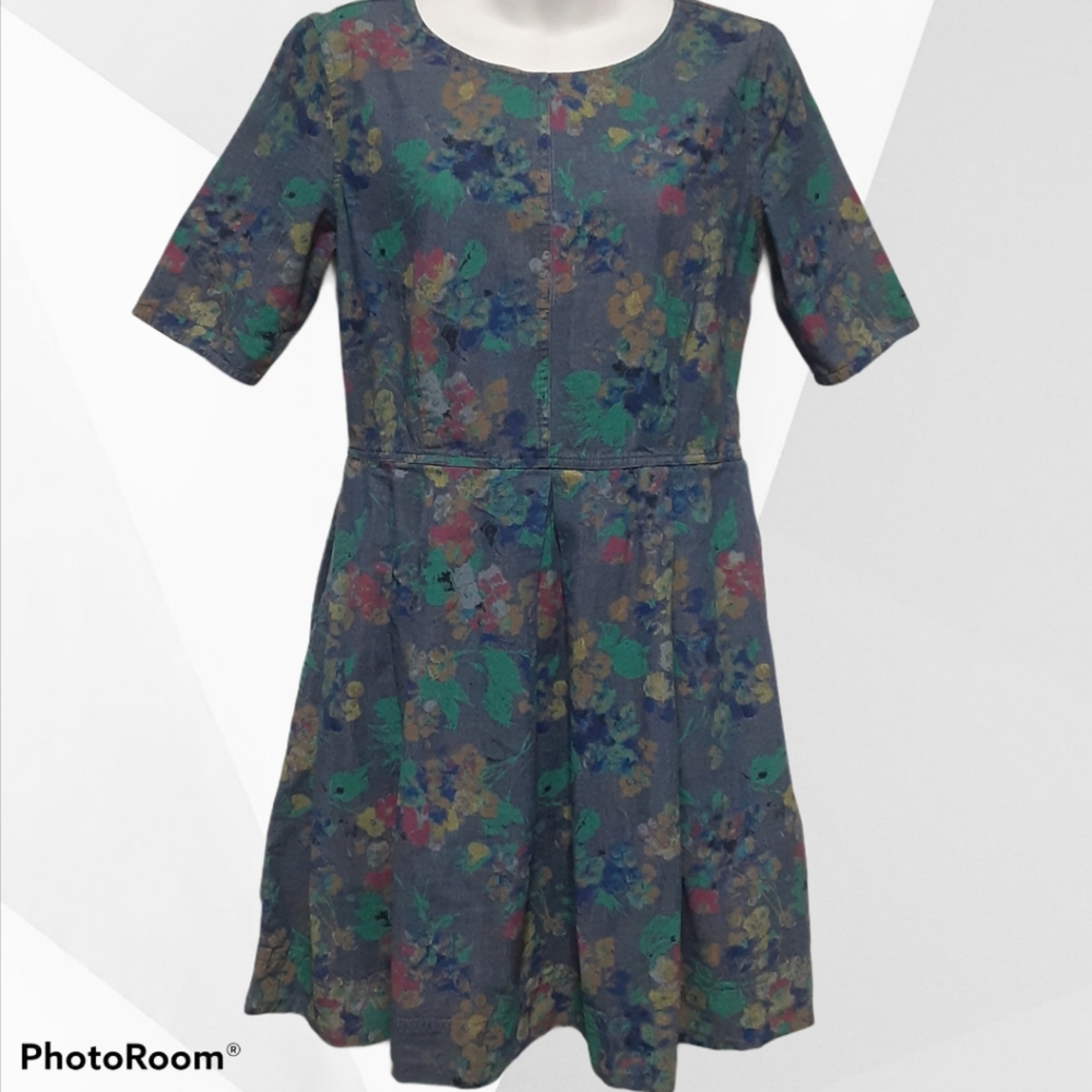 Gap Designed & Crafted chambray dress